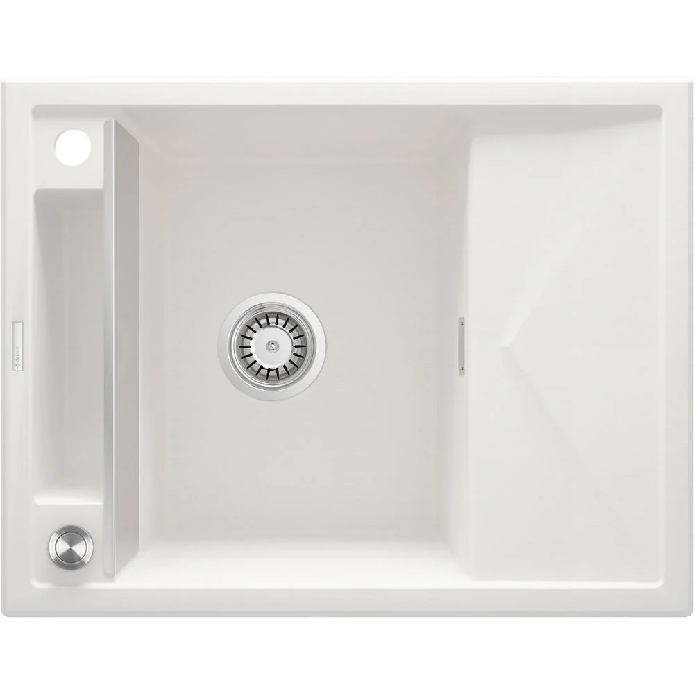 Magnetic granite sink, 1-bowl with drainer - 800x600mm - Image 3