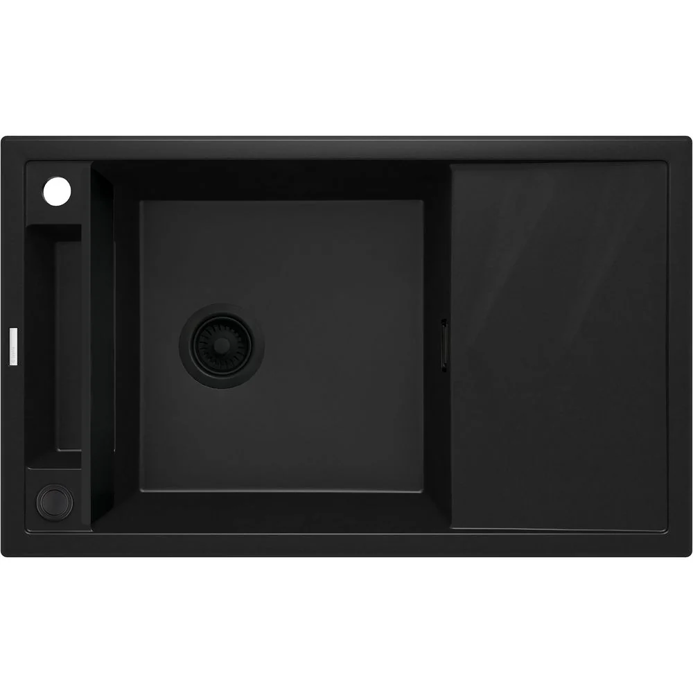 Magnetic granite sink, 1-bowl with drainer - 800x600mm - Image 5