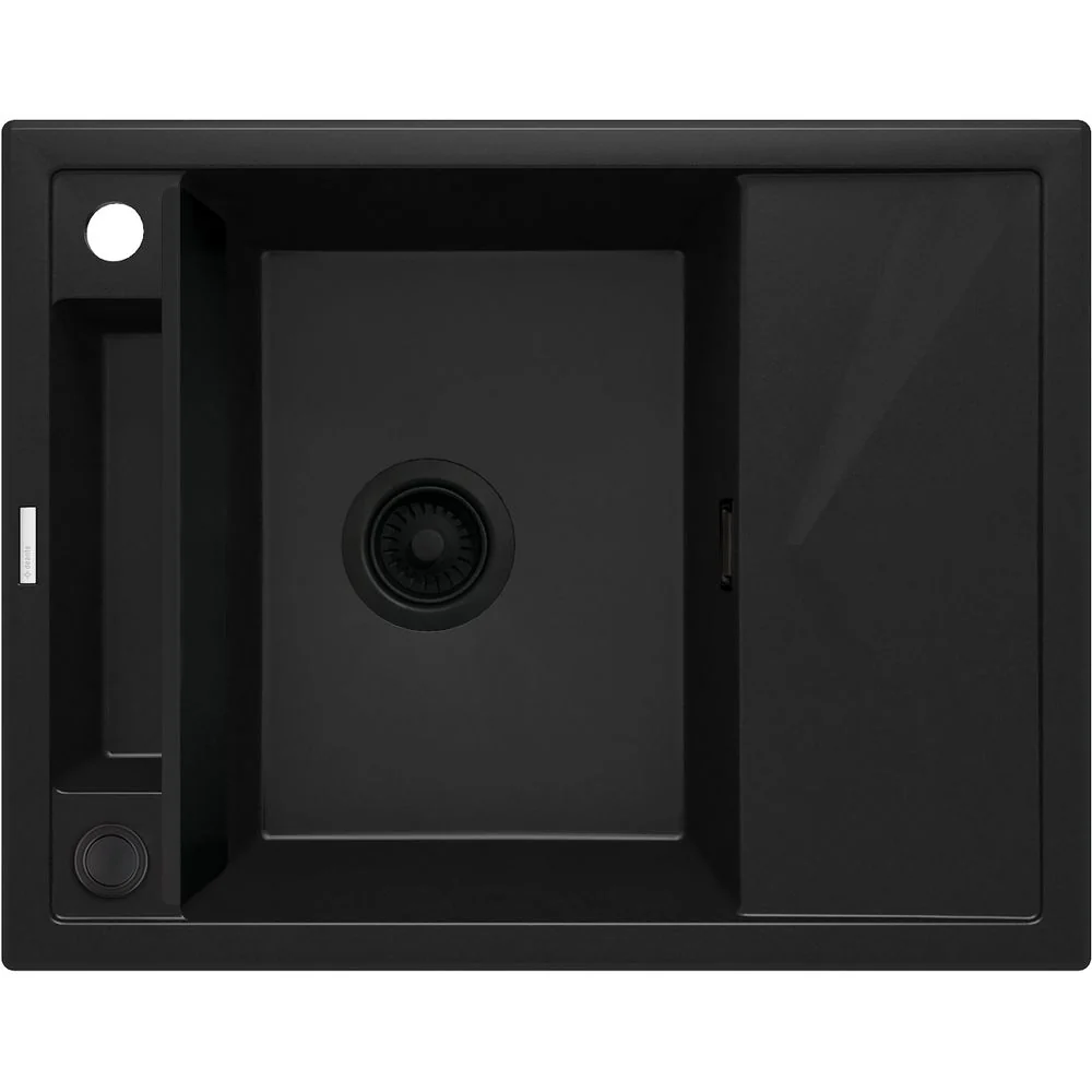 Magnetic granite sink, 1-bowl with drainer - 620x500mm - Image 3