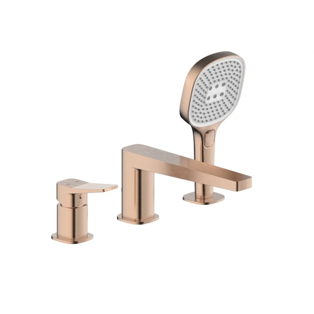 Malaga 3-Hole Deck Mounted Bath Mixer - Image 4