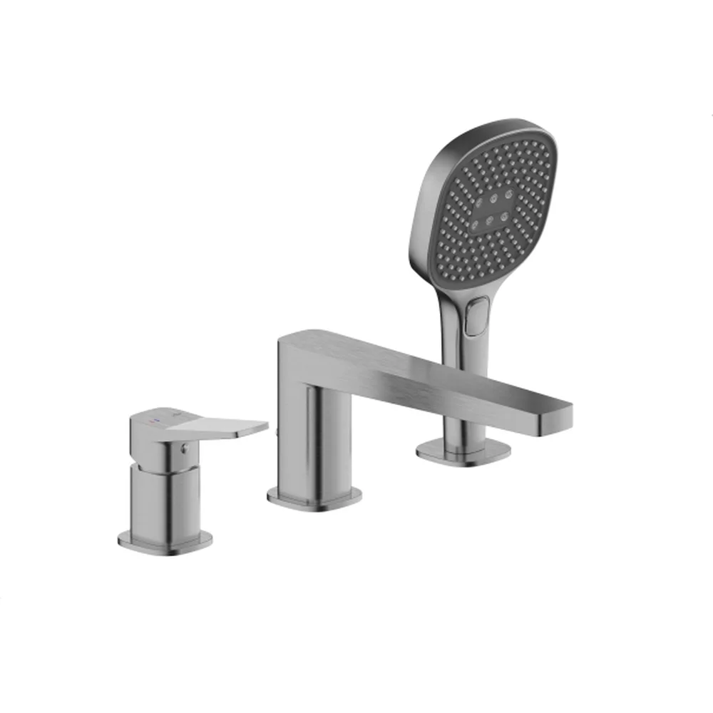Malaga 3-Hole Deck Mounted Bath Mixer - Image 7