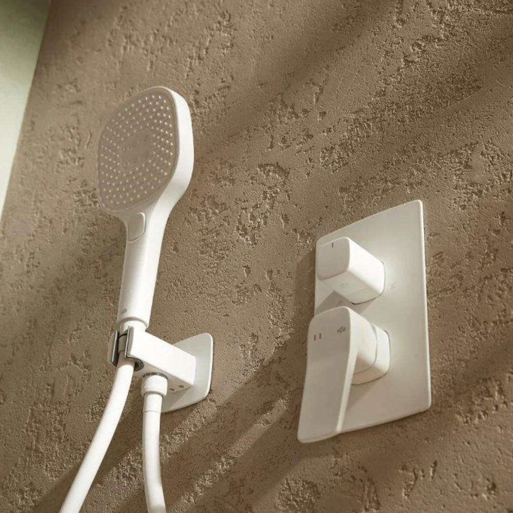 Malaga Wall-Mounted Concealed Shower Mixer with Handset - Image 6