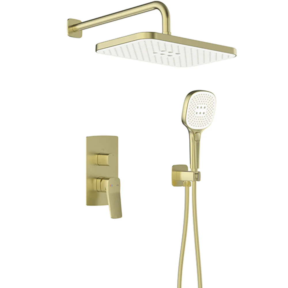 Malaga Wall-Mounted Concealed Shower Mixer with Handset - Image 9