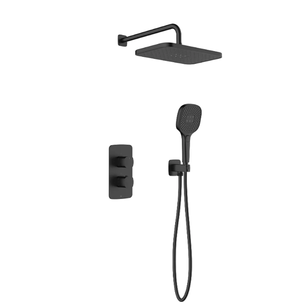 Malaga Concealed Thermostatic Rainshower Set - Image 2