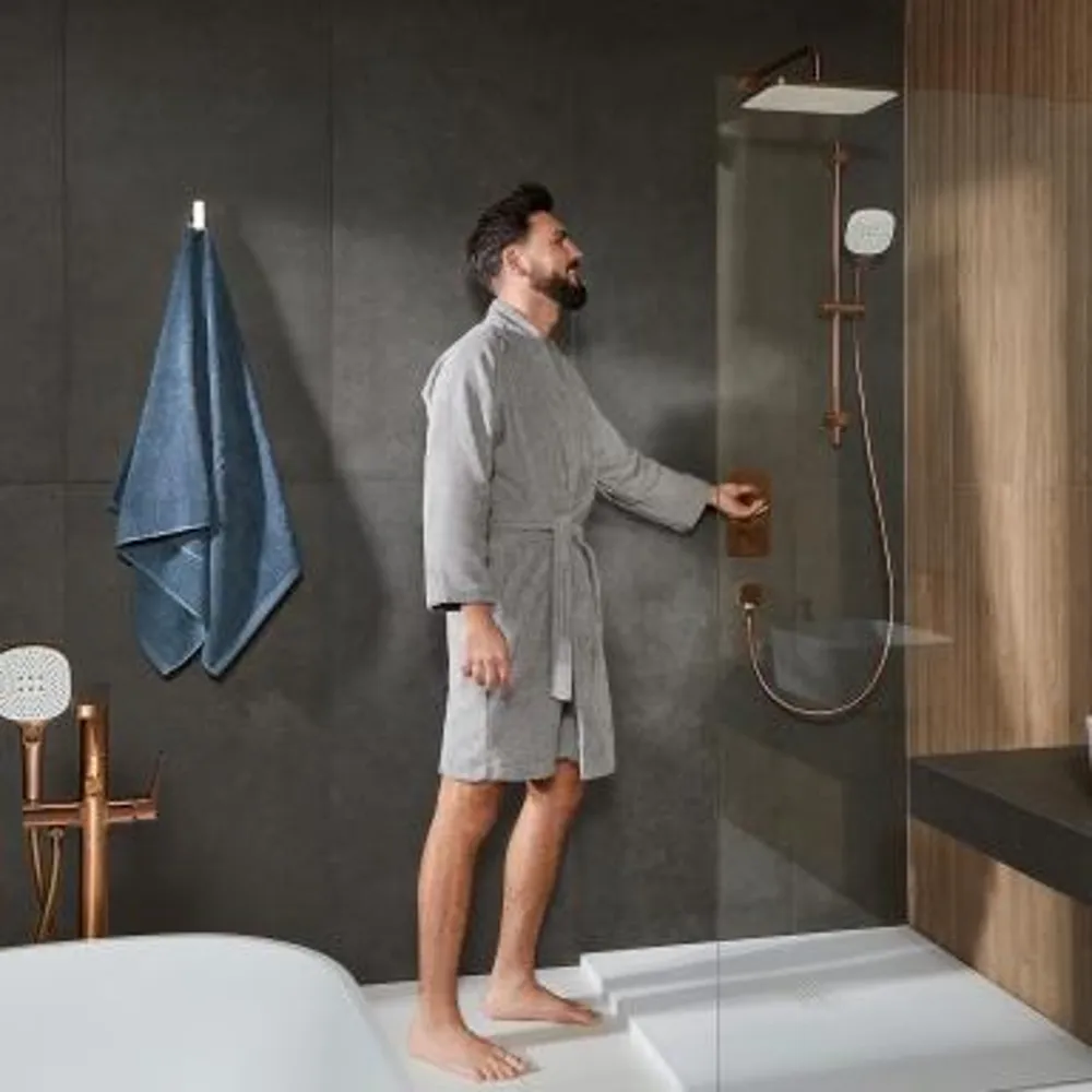 Malaga Concealed Thermostatic Rainshower Set - Image 6
