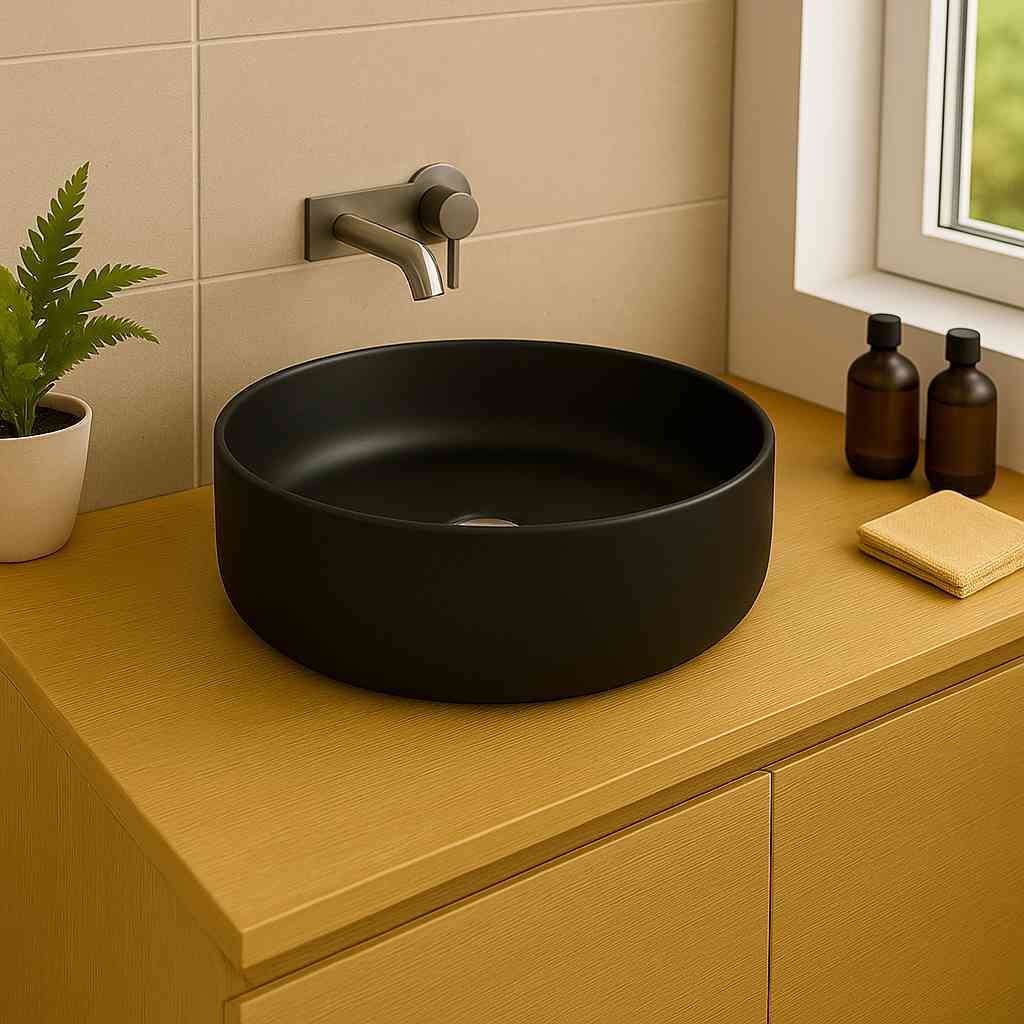 Merida Countertop Basin Black