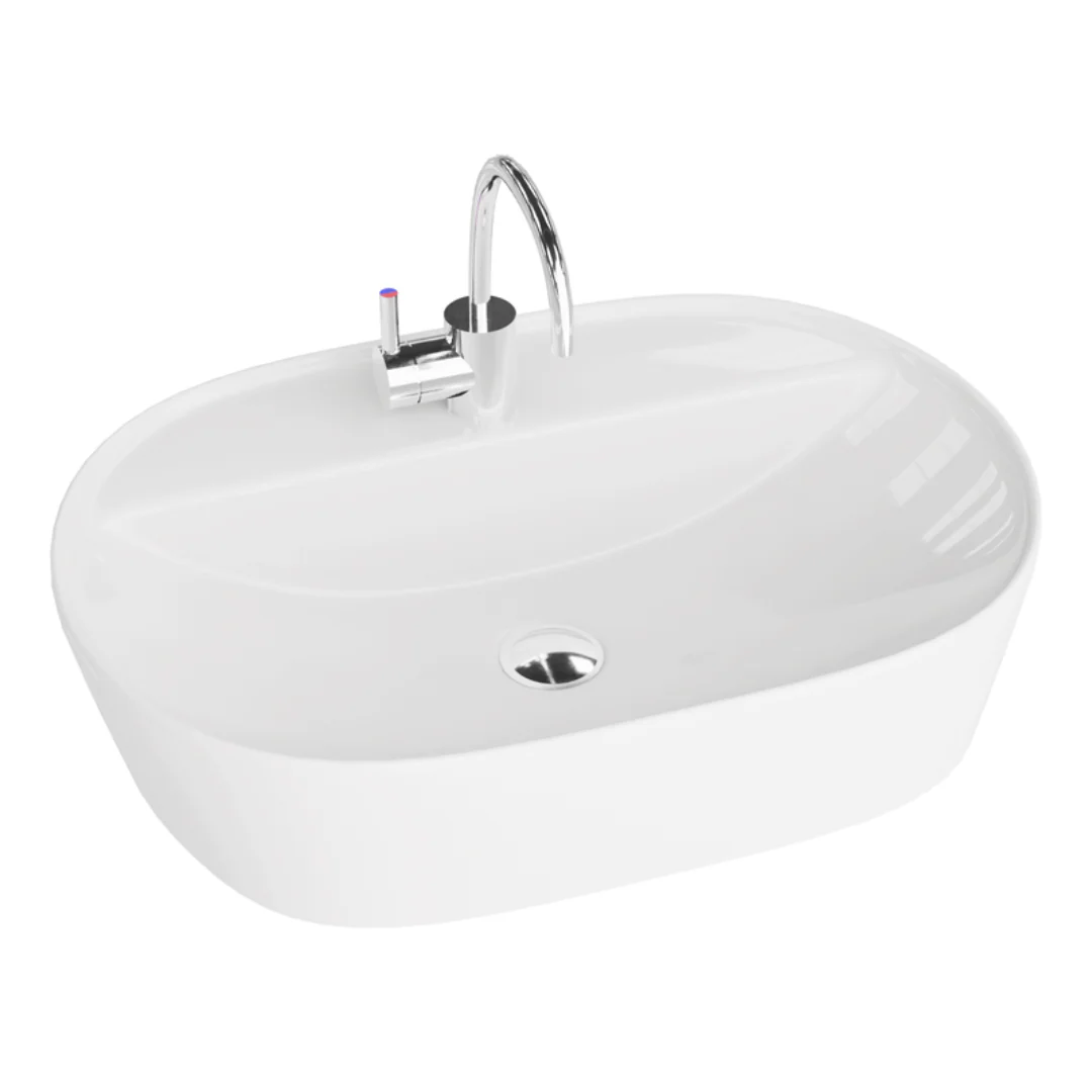 Pereya Countertop Washbasin - White - Image 2