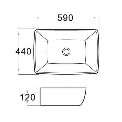 Ana Countertop Washbasin - Image 2