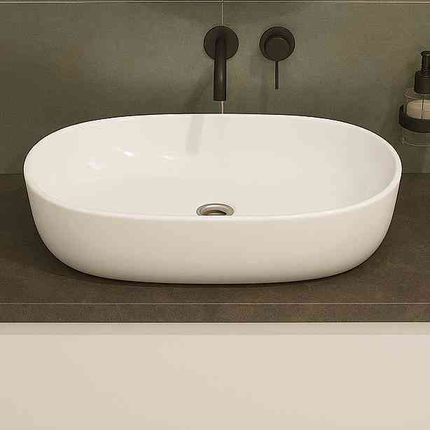 Verso Countertop Washbasin - White