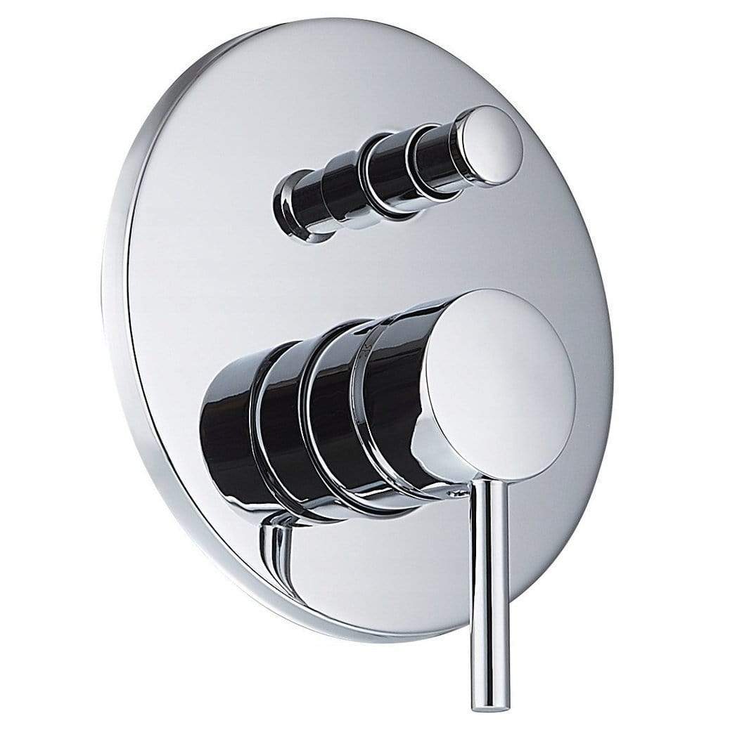 Lua Chrome Wall Mounted Basin Tap