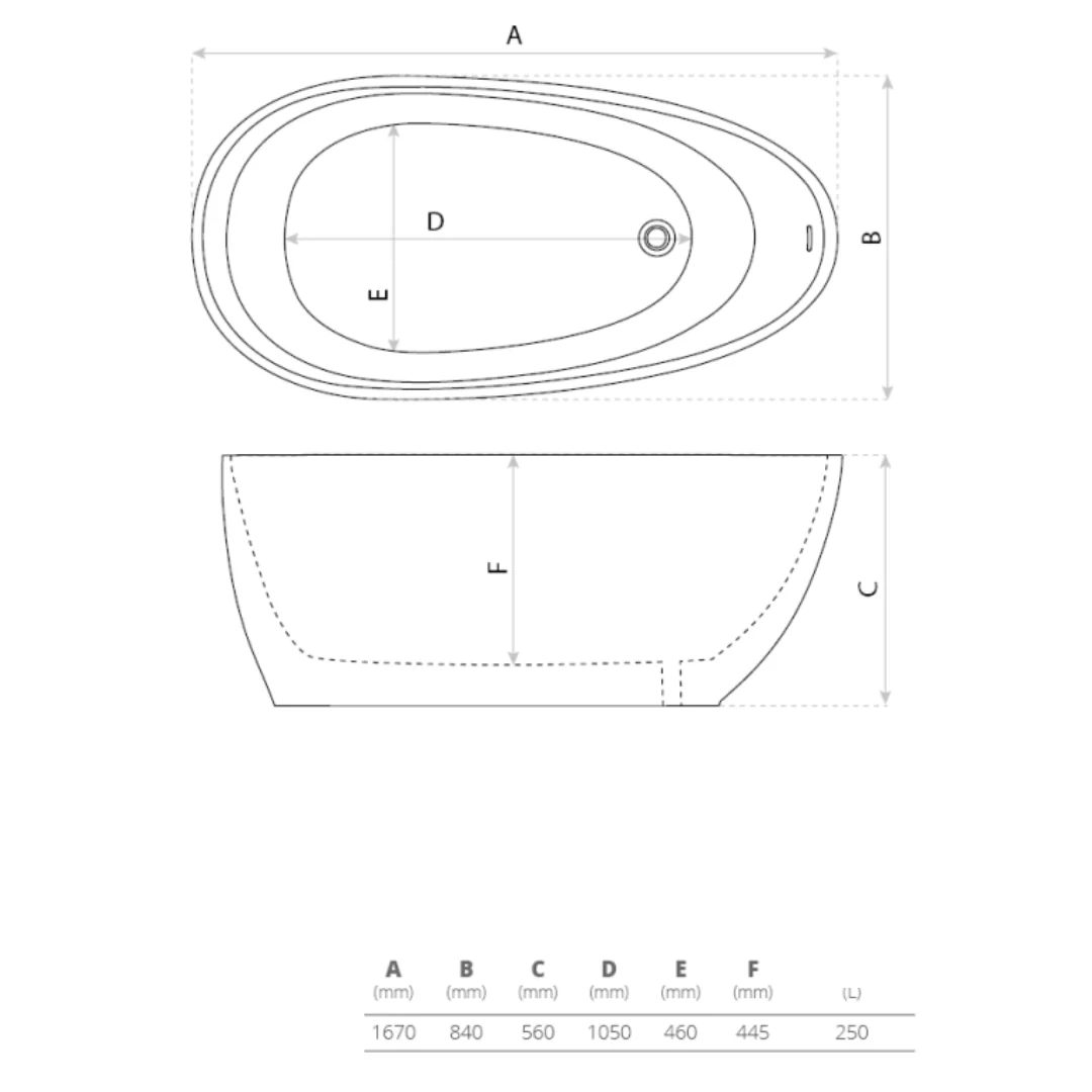 Lacrima Freestanding Bath - Image 3