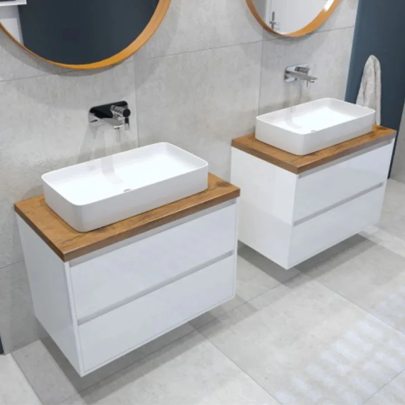 Pasana Countertop Washbasin 605x340x110mm - White - Image 4
