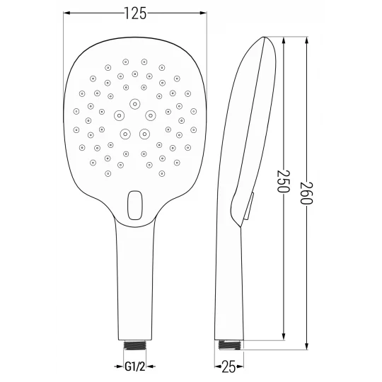 R-22 3-Function Hand Shower - Image 2