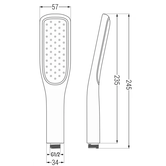 R-49 1-Function Hand Shower - Image 3