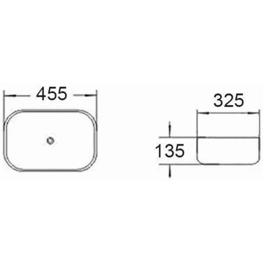 Rita Countertop Washbasin - Gray Dark Matte - Image 3