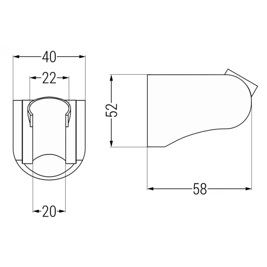 Shower Holder - Rotating - Image 3