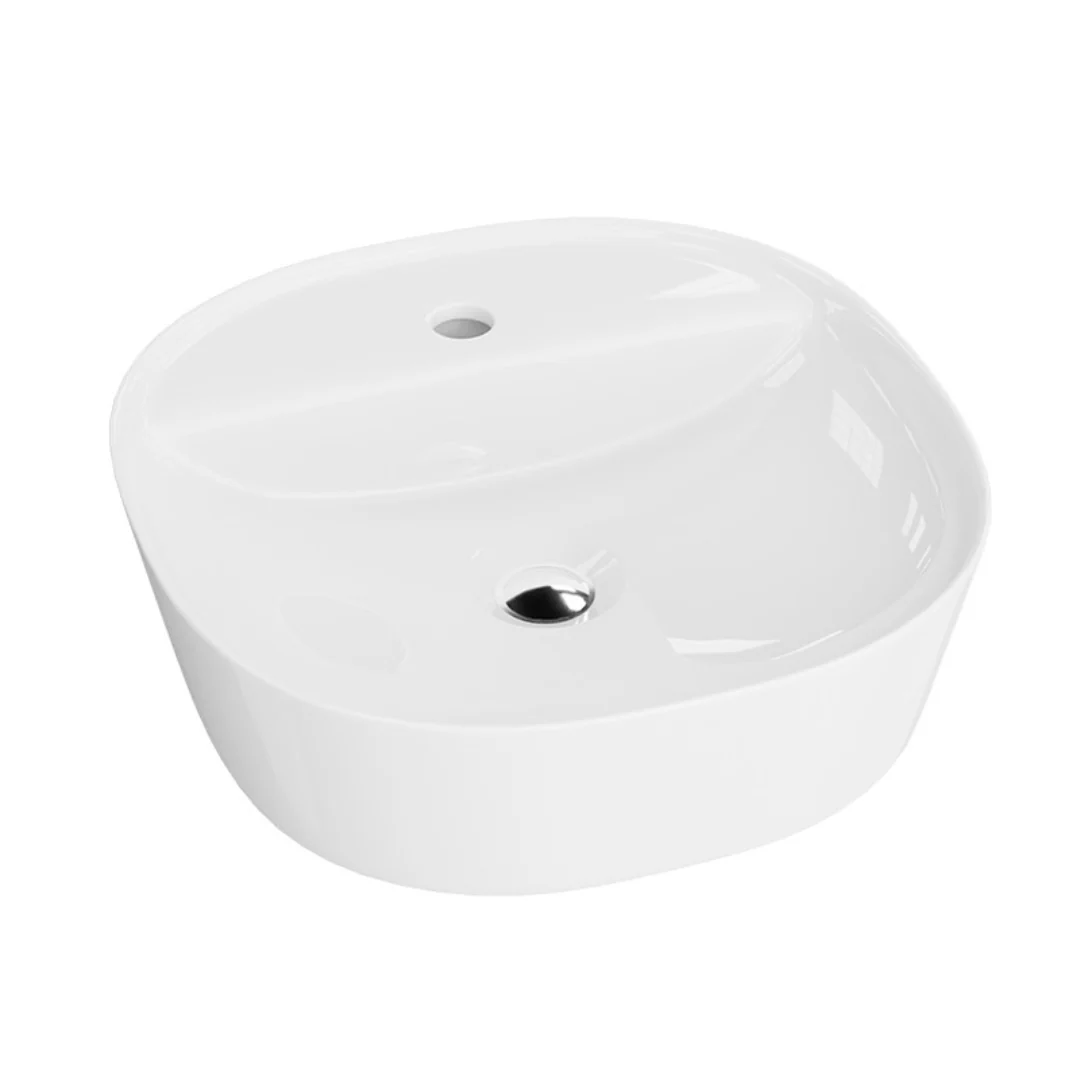 Pereya Mini Countertop Washbasin - White - Image 2