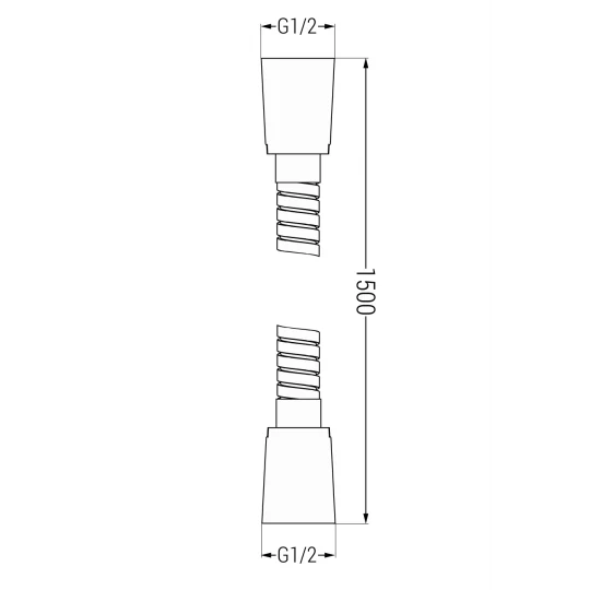 Stainless Steel Shower Hose 1500mm - Image 7