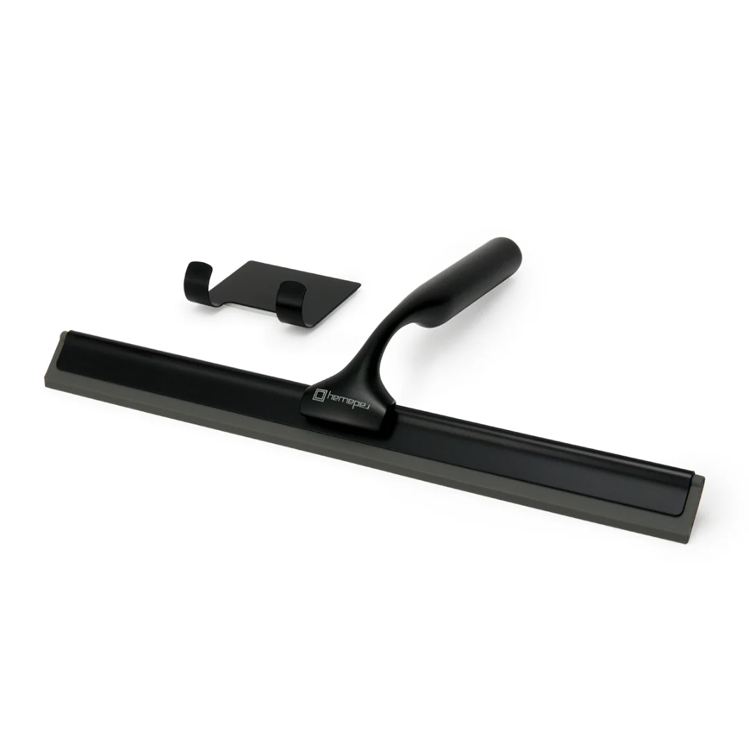 Radaway Water Squeegee With Holder - Black