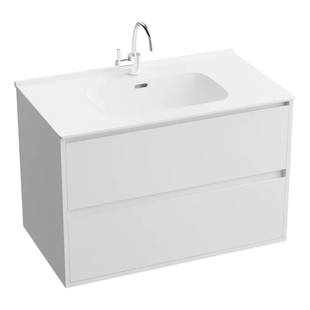 Finn White Vanity Unit & Basin - Image 3