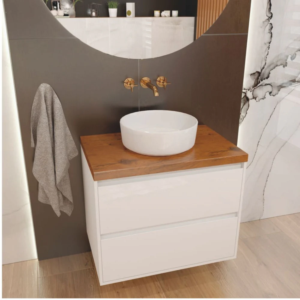 Finn White Vanity Unit & Countertop - Image 25