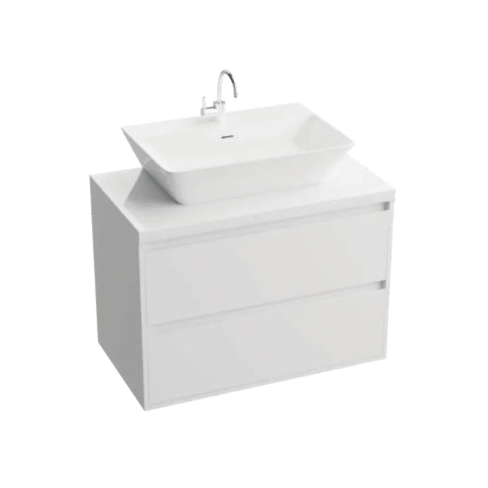 Finn White Vanity Unit & Countertop - Image 4