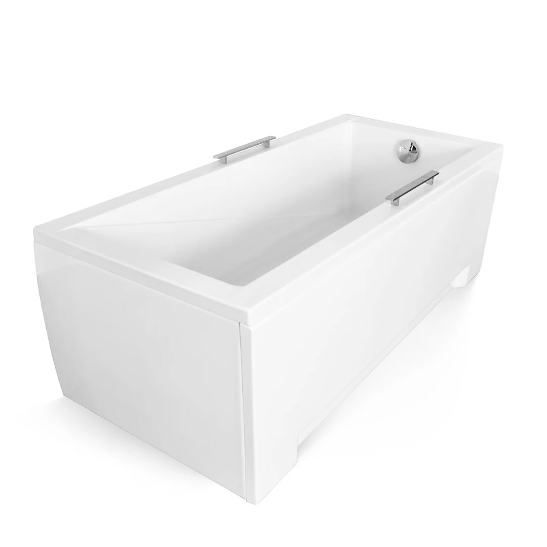 Modern Rectangular Single Ended Bath - Image 2