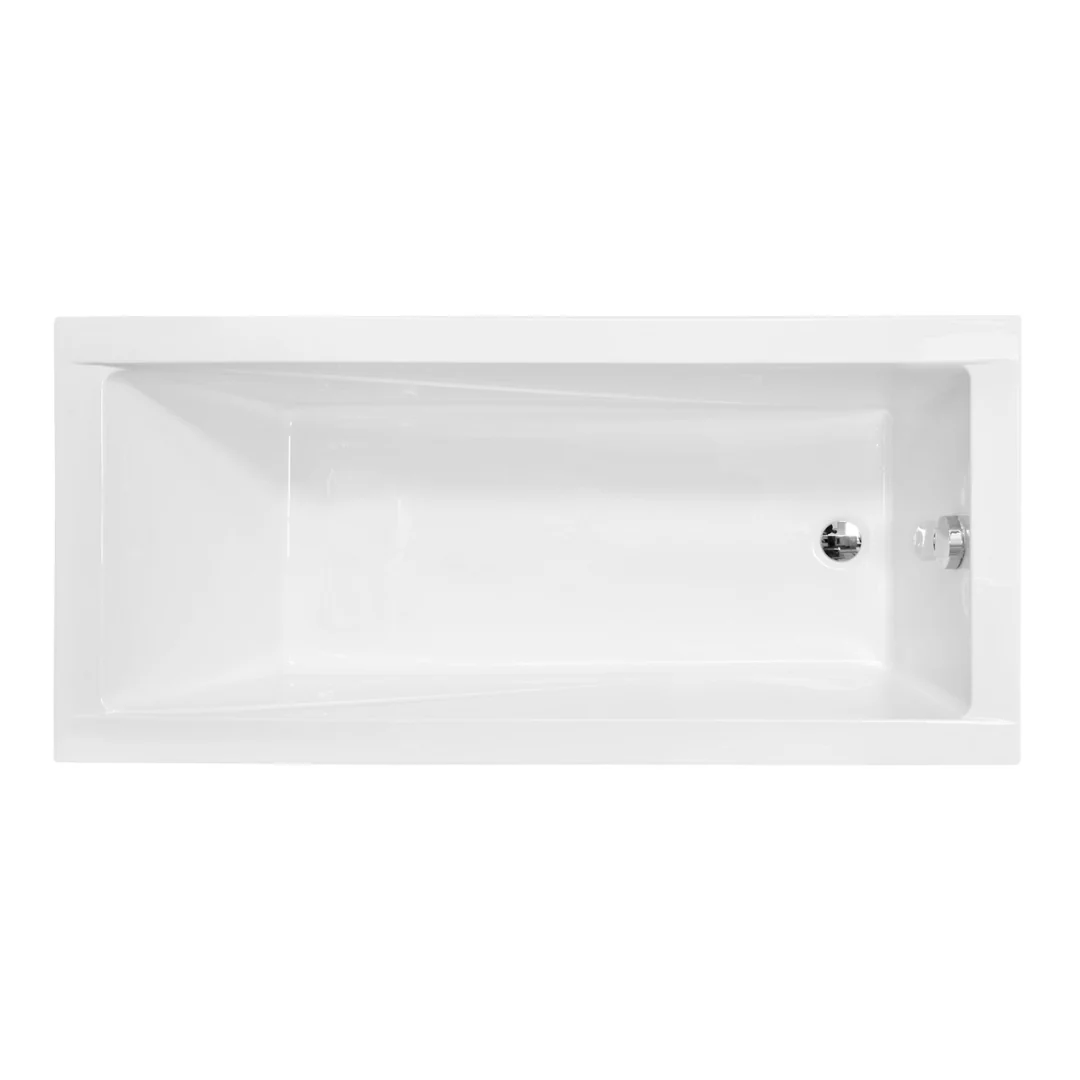 Modern Rectangular Single Ended Bath - Image 3