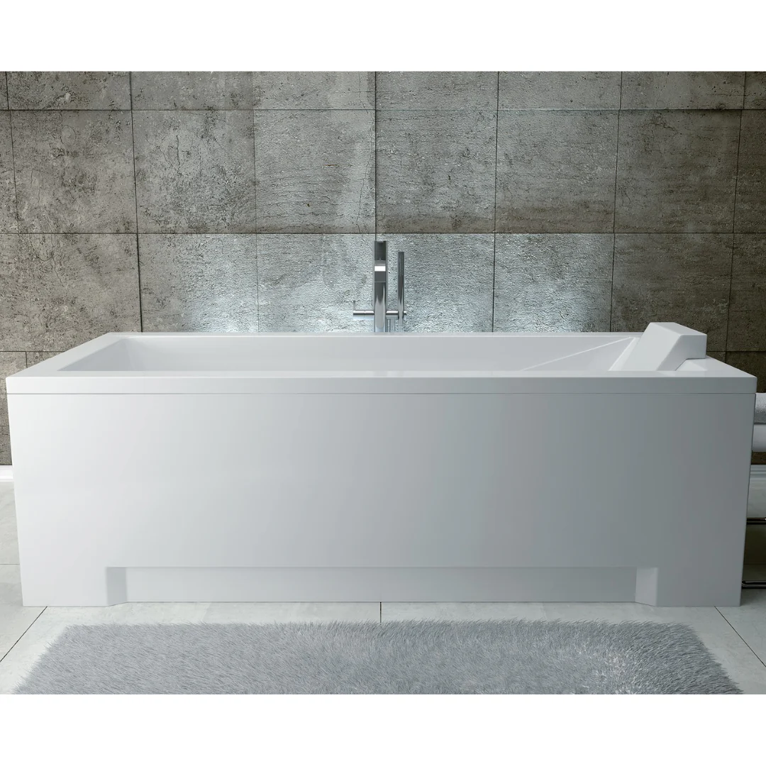 Modern Rectangular Single Ended Bath - Image 5