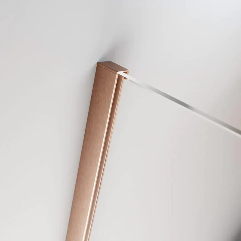 Modo Brushed Copper Wetroom Screen - Image 5