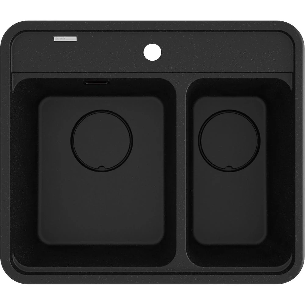 Momi Granite sink, 1.5-bowl - 580x700mm - Image 2