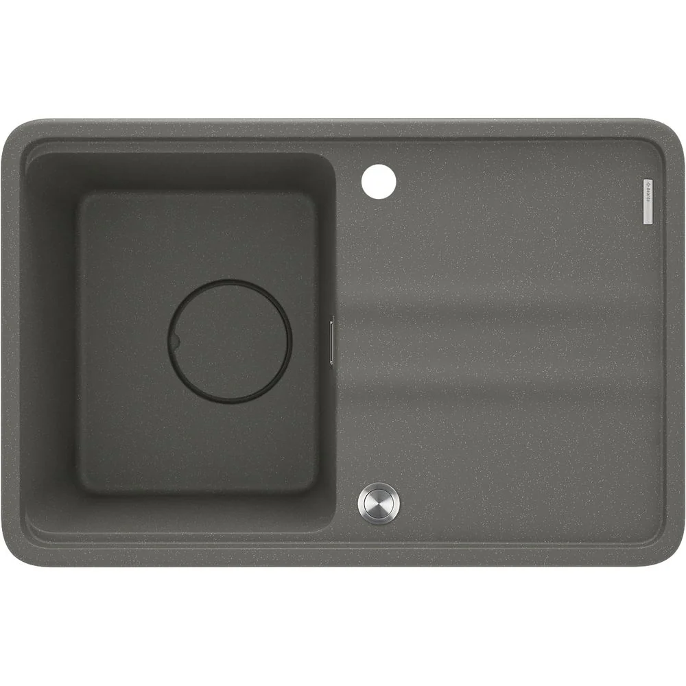 Momi Granite sink, 1-bowl with drainer - 630x450mm - Image 5