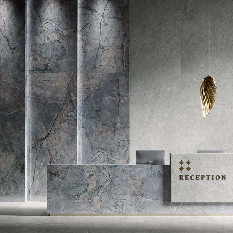 Monet Blue - Polished Glazed Porcelain Tile | Tiles