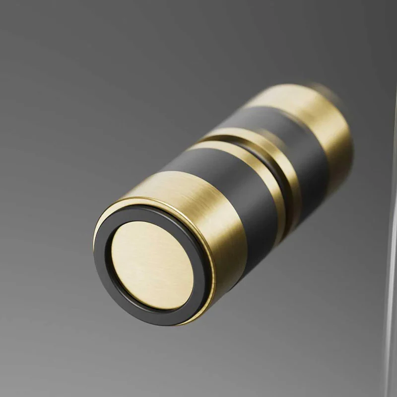 NES KDD B Bi-Fold Shower Enclosure - Brushed Gold - Image 3