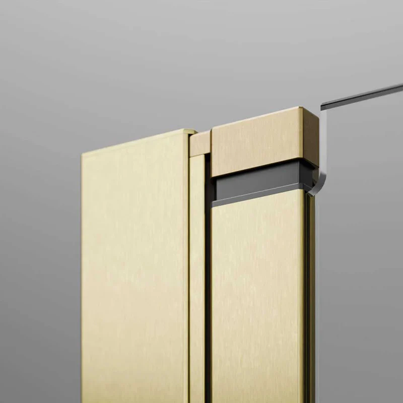 NES KDD B Bi-Fold Shower Enclosure - Brushed Gold - Image 5