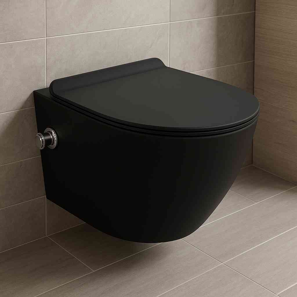 Niagara - Matt Black Toilet with Bidet Function