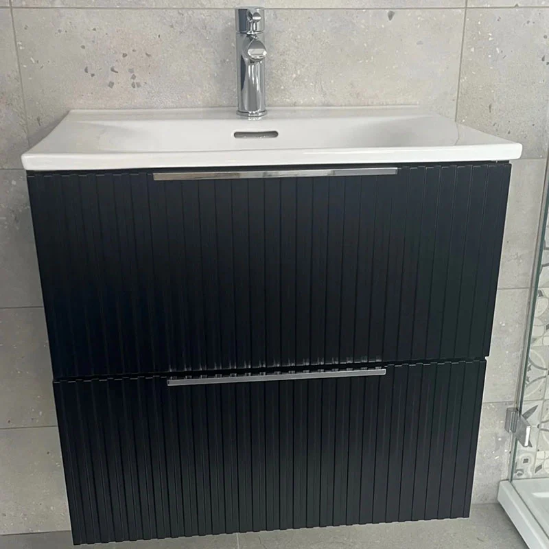 Phoenix Black Vanity Unit & Basin - Image 2