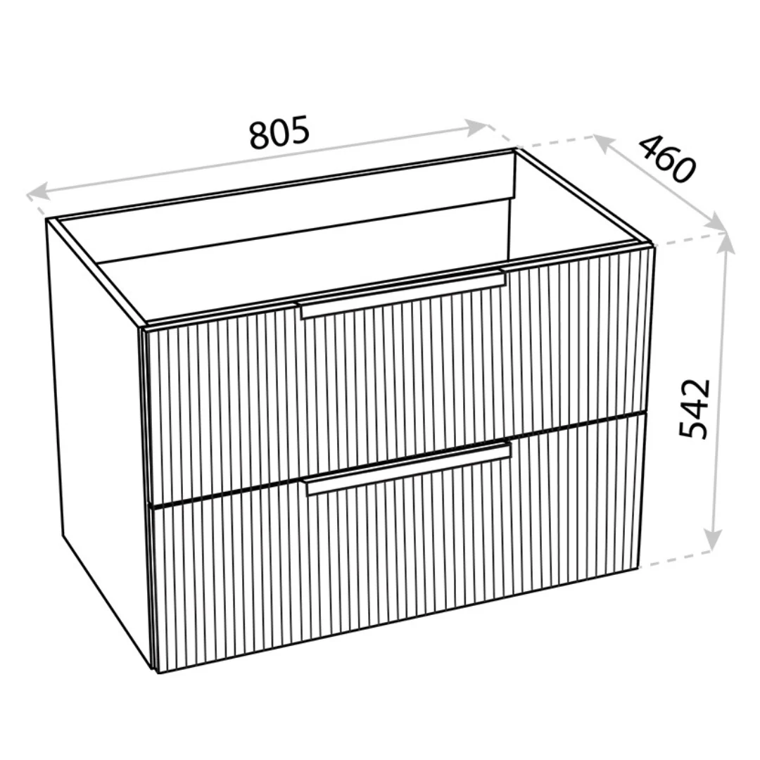 Phoenix Blue Vanity Unit & Basin - Image 7