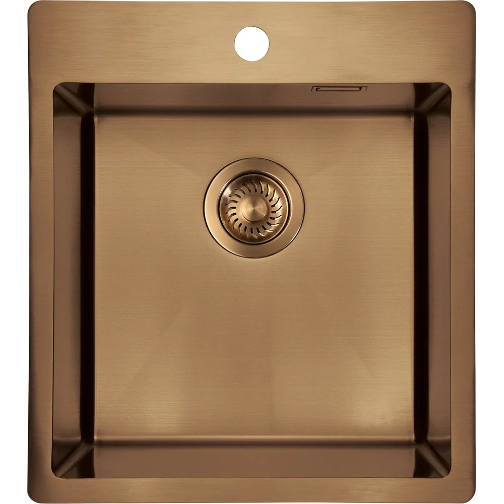Olfato Precious Steel sink, 1-bowl - 400x450mm