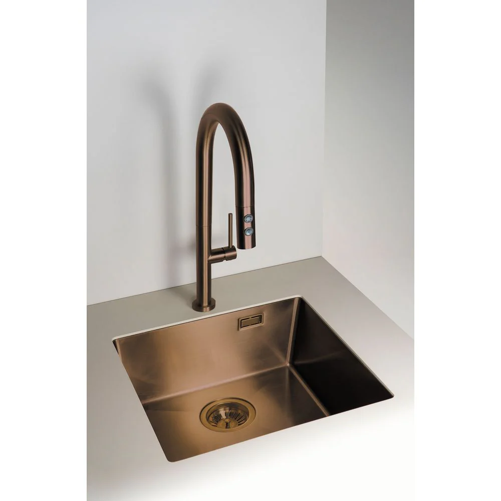 Olfato Precious Steel sink, 1-bowl - 400x450mm - Image 2