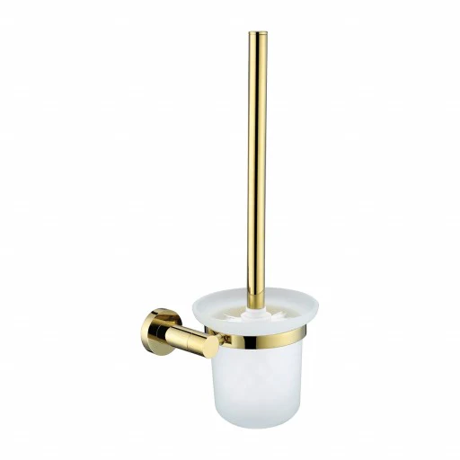 OMNIRES Modern Project Wall-Mounted Glass Toilet Brush - Image 4
