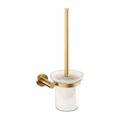 OMNIRES Modern Project Wall-Mounted Glass Toilet Brush - Image 5