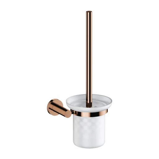 OMNIRES Modern Project Wall-Mounted Glass Toilet Brush - Image 8