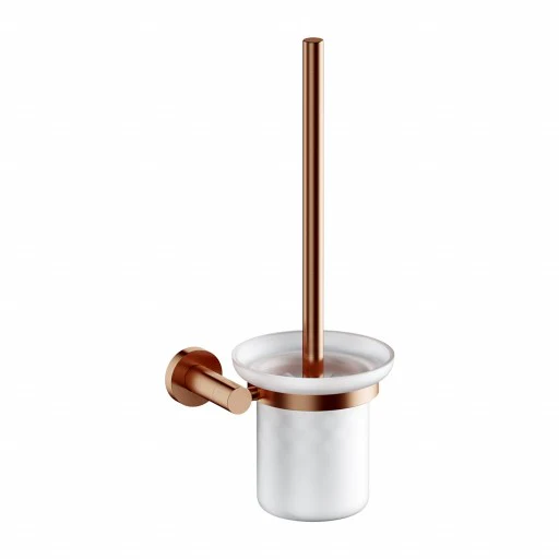 OMNIRES Modern Project Wall-Mounted Glass Toilet Brush - Image 9
