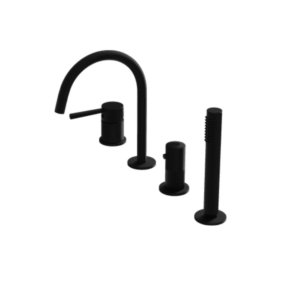 Orion 4-Hole Bath Mixer Tap Set - Image 3