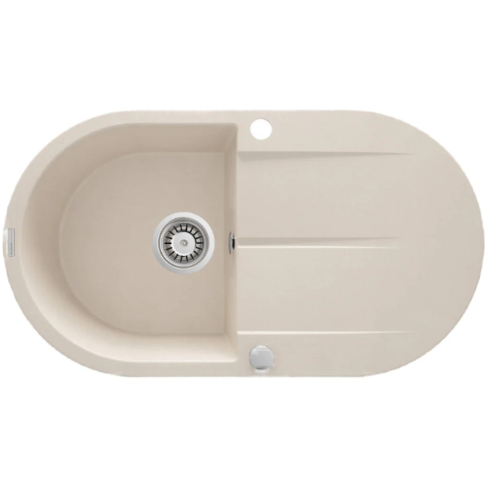 Deante Piva Granite Kitchen Sink – Reversible 1 Bowl - Image 3