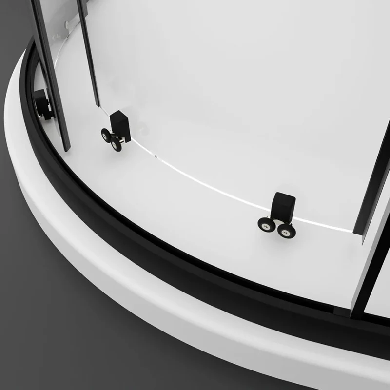 Premium Pro PDD Quadrant Shower Enclosure - Black - Image 6