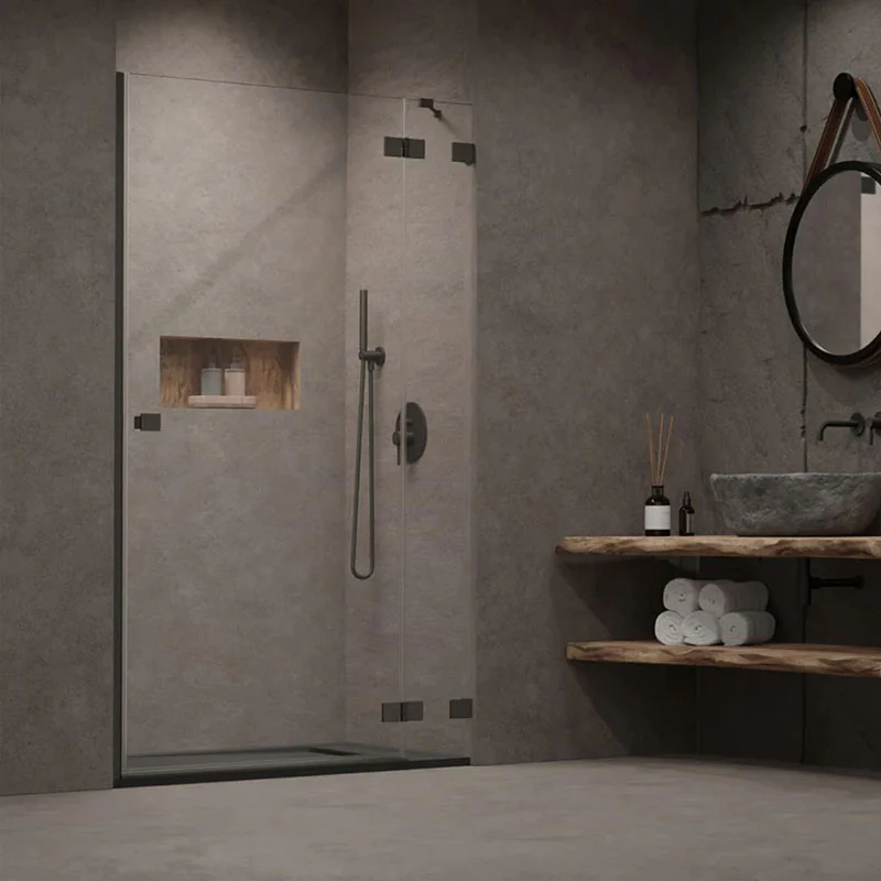 Radaway Essenza Pro DWJ Shower Door - Brushed Gunmetal