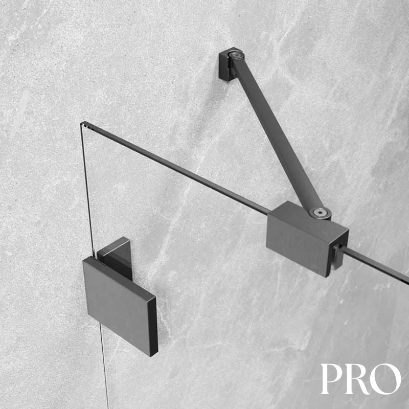 Radaway Essenza Pro DWJ Shower Door - Brushed Gunmetal - Image 3