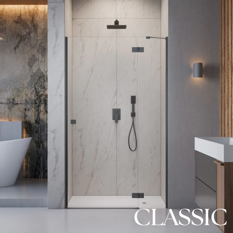 Radaway Essenza Pro DWJ Shower Door - Brushed Gunmetal - Image 4